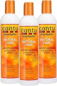 Cantu Shea Butter for Natural Hair Moisturizing Curl Activator Cream, 36 Ounce, 3-pack