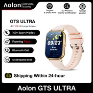 Aolon GTS Ultra Smartwatch 1.83 HD Screen Running Pace Custom Wallpaper Jam Tangan Pria Bluetooth Ca