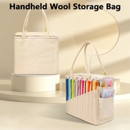 wsustore--Sewing Knitting Bag Yarn Tote Storage Bag Wool Crochet Hooks Knitting Needles Sewing Tools