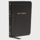 KJV, Thinline Bible, Compact, Imitation Leather, Black, Red Letter Edition