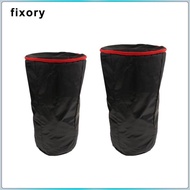 [fixory] Black African Drum Storage Soft Case Djembe Backpack for Djembe 10 inch