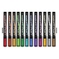 Super Metallic Color Marker MKA01-12 Dspiae Acrylic Marker