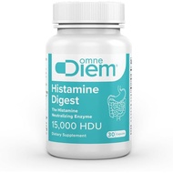 Omne Diem Histamine Digest 15000 HDU Suplemen Enzim DAO (Diamine Oxidase) 30 Kapsul – Sokongan Pence