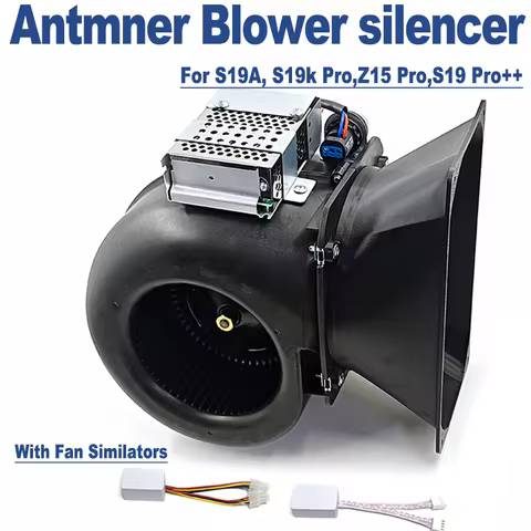 Antminer S19A S19K pro Silence Blower Gen2 Noise Reducer for S19 pro++ Z15 pro - Mining Rig Fan Quie
