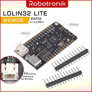 ESP32 Lite V1.0.0 Rev1 (CH340G) WiFi Bluetooth Dev Board Lolin32 Compatible LiPo Battery Support for