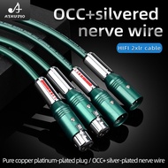 HIFI xlr audio cable female to male xlr cable OCC dual XLR cable for mixer microphone xlr cable
