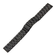 Stainless Steel Strap Watch Band 3 Pointer for Samsung Gear S3 - Black
