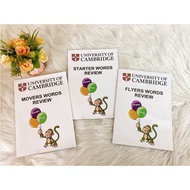 Bộ - Vở luyện viết từ vựng Cambridge - Cambrigde Starter Mover Flyer Words Review