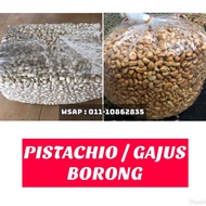 Gajus | Pistachio | Almond BORONG 10kg | Cashew Nuts Badam Goreng Bakar Thai USA Wholesale