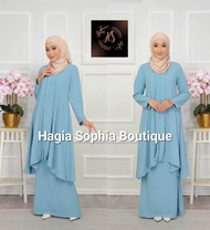 Saloma Baju kebaya classic by hagia sophia 100% ironless kebaya moden Raya 2024 Dress