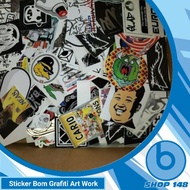 Graffiti sticker/ bomb sticker art work/ street sticker graffiti bomb sticker