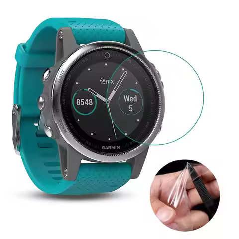 5pcs TPU Clear Protective Film Guard For Garmin Fenix 5/5S/5X Fenix5 Plus Smart Watch Full Screen Pr