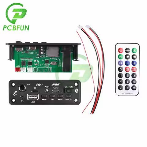 MP3 Bluetooth Amplifier Decoder Board 2 * 3W With Microphone Jack MIC Bluetooth 5.3 Lossless U disk 