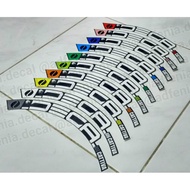 Decal Sticker Java Deca Cattiva Decal Sticker Rims/Rim Wheelset Seli/Folding Bike Ring 20inch