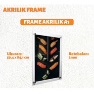 A1 Acrylic Poster Display Frame for Wall Menu - A1 Size