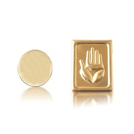 2pcs Jojo's Adventure Kujo Jotaro Hat Brooch Pins Handprint Badges Exquisite Cosplay