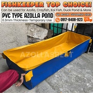 4x2x1ft PVC Azolla Pond Azolla Bed Fish Tank Fish Pond Temporary Use Only