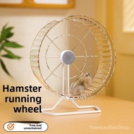 Roda Hamster Senyap Besar untuk Hamster Syria Kecil, Roda Latihan Besar dengan Aksesori Sangkar Berd