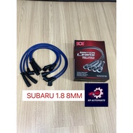 HOS - CAR PLUG WIRE SET / PLUG CABLE SILICONE - SUBARU 1.8 8MM