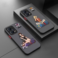 Skin Feel Matte Phone Case Shockproof Phone Cover Luffy Japanese Anime One Piece Robin For Xiaomi Redmi Note 2 3 4 5 6 7 8 9 9S 9T 10 11 Pro 4G 5G 5A Prime Redmi 5 6 7 8 9 Plus