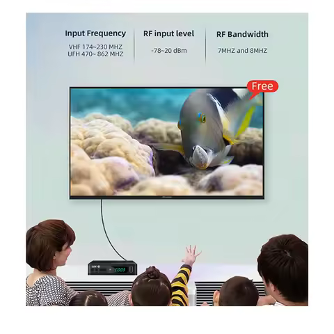 M16K-USB Set Top Box DVB-T2 TV Tuner Terrestrial Satellite TV Receiver Digital TV Decoder HEVC DVBT2