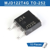 10pcs MJD122G J122G TO-252 MJD122T4G MJD122 TIP122 TO252 SMD 100V/8A Darlington Transistor new origi