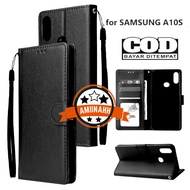 Flip Case Samsung Galaxy A10s Flip Dompet Casing HP Flip Wallet Leather Cover