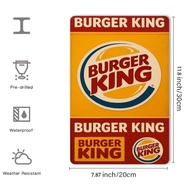 【Direct from Japan】Burger King BURGER KING Metal Tin Sign American Goods USA【Japan Exclusive】