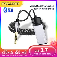 Essager USB Bluetooth Aux Adapter Dongle USB To 3.5mm Jack Audio Wireless Handsfree Kit For Car Stereo Receiver USB Transmitter