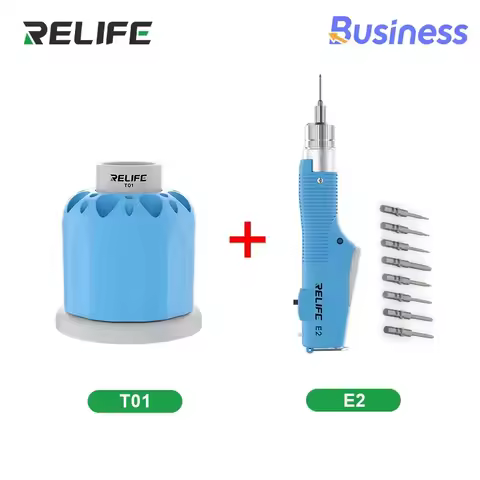 RELIFE E2 T01 Torque Electric Screwdriver Set Multi-speed Adjustable Torque Adjustable Forward and R