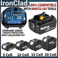MtPro Battery Replacement 18V BL1830 BL1840 BL1850 Lithium-Ion Rechargeable Charger Universal MAKITA