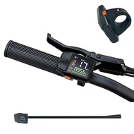 JOYSOG E-Bike DZ41 LCD Display Meter, 24V 36V 48V UART Display Bike Speed Meter with Waterproof Conn