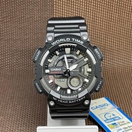 Casio AEQ-110W-1A Telememo World time Analog Digital Youth Unisex Sport Watch