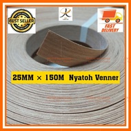 YK Nyatoh Veneer For Furniture Cabinet Wood Panel (25mm&amp;50mm X 150meter)