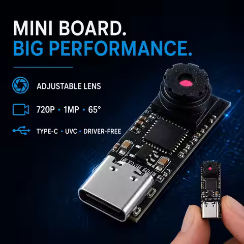 MINI Type-C USB Camera Module 720P 1280*720 1MP 65 Degrees for ESP32-S3 Development Board for ESP32 