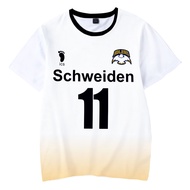 [Summer New Top] New Anime Haikyuu Schweiden Adlers Jersey MSBY T-shirt Cosplay Costume Karasuno Sho