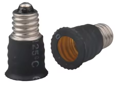 6pcs E10 to E12 Light Socket adapter E10 to E12 Candelabra lamp holder converter,Install E12 Candle 
