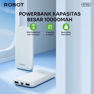 Powerbank ROBOT RT12Q 10.000mAh Daya 20W QC 3.0 Fast Charging