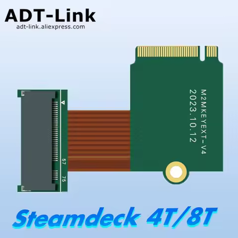 Steam Deck OLED Compatible 4TB 8TB NVMe PCIe 4.0 Solid State Hard Disk 2230-2280 HDD Adapter Board f