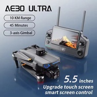 5.5 inch Larger Touch Screen RC  AE30 Profesional GPS Drone with 8K HD Camera 3-axis Gimbal Brushles