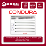 Condura 1.0 HP Top Discharge Timer 6S Window Type Non Inverter Aircon WCONZ010EC1