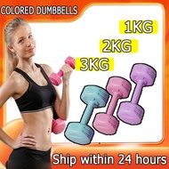 1-3kg 2Pcs Dumbbell Set Pair 1KG to 3KG Lady Dumbbell Muscle Fitness Exercise Equipment