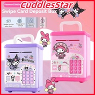 【READY】Kuromi Melody Children's Piggy Bank Simulated Smart Save Coin Box Toys Money Saving Box Toy G