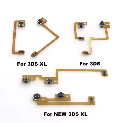1Set Replacement Parts L R Button Flex Cable For 3DS 3DSXL LR Switch Flat Cable LR Ribbon For New 3D