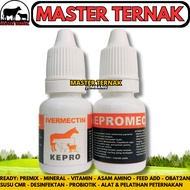 KEPROMEC ORAL 10 ML ORIGINAL REPACK - Effective Scabies Scabies Flea Worm Medicine for Cows Goats Sh