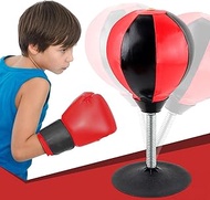 Kids Punching Bag,Freestanding Punching Bag | Speed Bags for Boxing, with Desktop Adsorbent Stand &amp; Gloves, Gifts Idea for Boys and Girls Stress Relief &amp; Fitness Greatideal