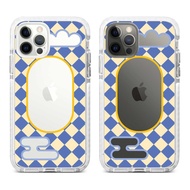 case iphone xs max iphone xr hybrid crystal cassion blue diamond - iphone xr