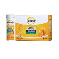 Cebion Vitamin C Tablets 1000mg Effervescent + Calcium 4x10S Orange