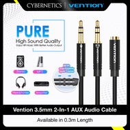 Vention 2in1 Audio Cable Splitter 3.5mm Audio Jack Aux Cable
