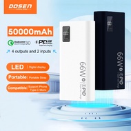 DOSEN Power Bank K7 Fast Charging 10000mAh 80000mAh Four USB Portable Digital Display Battery (PD66W